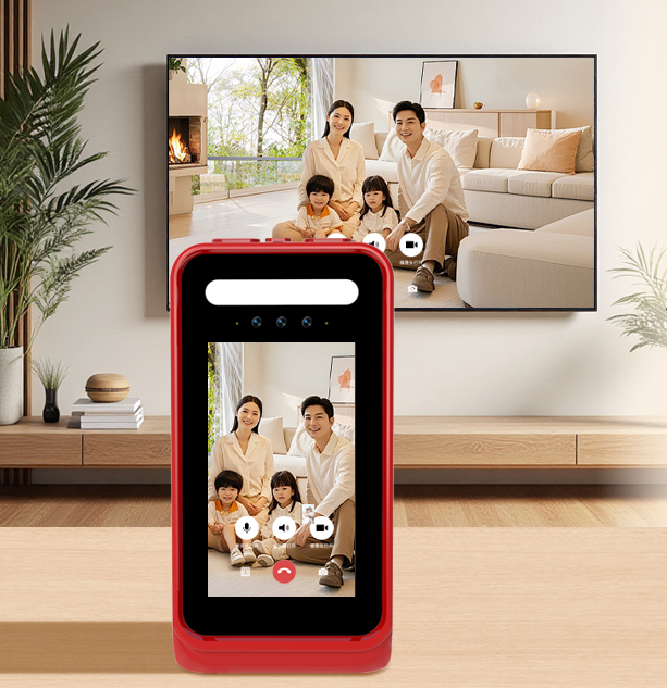 设备与电视联动的视频通话场景